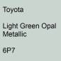 Preview: Toyota, Light Green Opal Metallic, 6P7.